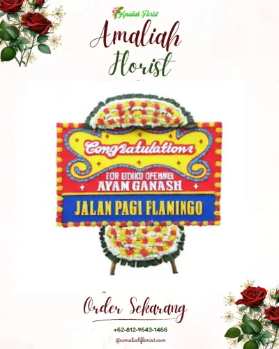 Bunga Papan Congratulation di Banyusari